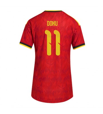 Belgien Jeremy Doku #11 Replika Hemmatröja Damer VM 2026 Kortärmad
